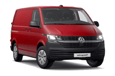 Van Hire Denton - Red VW Transporter Automatic - Van hire Denton