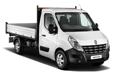 Van Hire Denton - White 3.5 Tonne Folkestone Tipper Transit - Van hire Denton