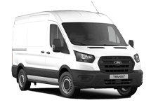 Van Hire Denton - White Ford Transit SWB - Van hire Denton